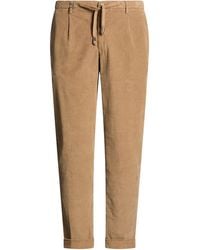 Barbati - Camel Pants Cotton, Elastane - Lyst