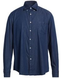 Paul & Shark - Denim Shirt Cotton - Lyst