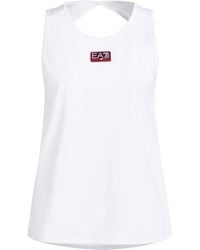 EA7 - Tank Top Polyester, Elastane - Lyst