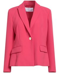 Nenette - Fuchsia Blazer Polyester, Elastane - Lyst