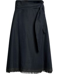 Agnona - Midi Skirt - Lyst