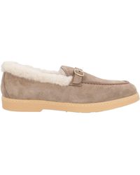 Doucal's - Taupe Loafers Calfskin - Lyst