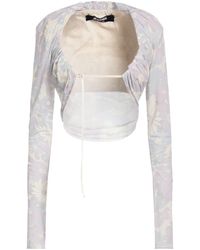 Jacquemus - Top Cupro, Elastane - Lyst