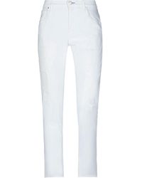 Jacob Coh?n - Ivory Jeans Cotton, Elastane - Lyst