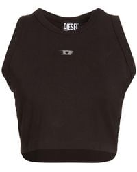 DIESEL - Top Cotton, Elastane - Lyst