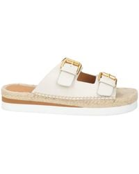 See By Chloé - Ivory Espadrilles Calfskin - Lyst