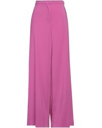 Patrizia Pepe - Fuchsia Pants Polyester, Elastane - Lyst