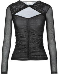 Sandro - Top Polyester, Elastane, Glass - Lyst
