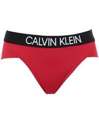 Hombre Ropa de Moda de baño de Bañadores Partes de abajo de bikini Calvin Klein de Tejido sintético de color Negro para hombre 