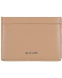 Jil Sander - Sand Cardholder Cow Leather - Lyst