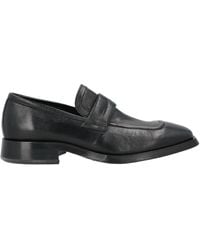 MICH SIMON - Loafers Leather - Lyst