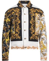 Versace Jeans Couture - Denim Outerwear Cotton, Elastane - Lyst