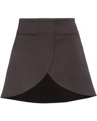 Courreges - Mini Skirt Polyester, Acetate - Lyst