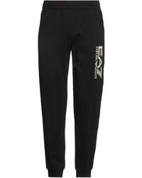 EA7 - Pants Cotton - Lyst