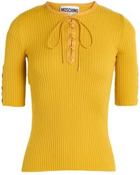 Moschino - Couture Sweater Virgin Wool - Lyst