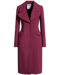 Moschino - Couture Overcoat & Trench Coat Viscose, Elastane - Lyst