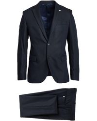 Manuel Ritz - Midnight Suit Polyester, Viscose, Elastane - Lyst