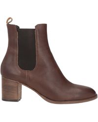 Gianni Crasto - Dark Ankle Boots Leather - Lyst