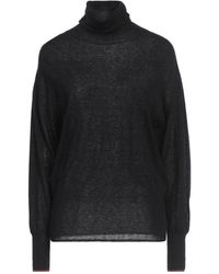 Momoní - Charcoal Turtleneck Polyamide, Alpaca Wool, Wool, Viscose - Lyst