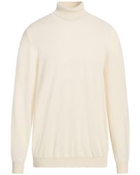 Fedeli - Ivory Turtleneck Cashmere - Lyst