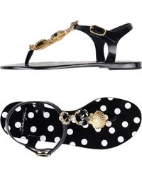 Dolce & Gabbana Sandale - Schwarz