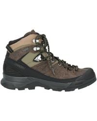 Salomon - Ankle Boots Leather, Synthetic Material, Textile Fibers - Lyst