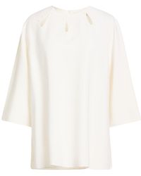 AVOLIO Milano - Ivory Top Virgin Wool, Polyamide - Lyst