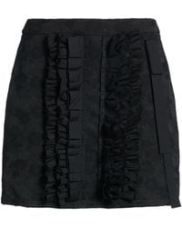 MSGM - Mini Skirt Polyester, Cotton - Lyst