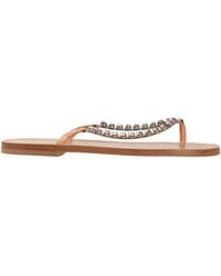 forte_forte - Blush Thong Sandal Leather - Lyst