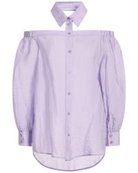 Patrizia Pepe - Lilac Shirt Lyocell, Polyamide - Lyst