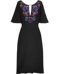 Matthew Williamson 3/4 Length Dress - Black