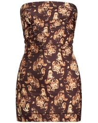 KNWLS - Dark Mini Dress Polyester, Elastane - Lyst