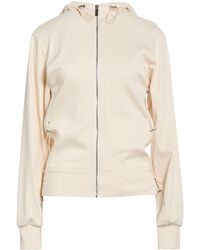 MEIMEIJ - Cream Sweatshirt Viscose, Polyamide, Elastane - Lyst