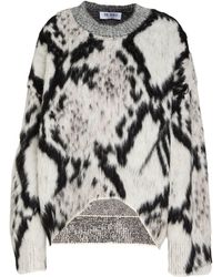 The Attico - Sweater Acrylic, Polyamide, Mohair Wool, Virgin Wool - Lyst