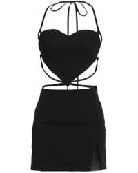 MATILDE COUTURE - Mini Dress Polyester, Elastane - Lyst