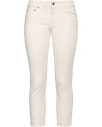 Dondup - Ivory Jeans Cotton, Elastomultiester, Elastane - Lyst