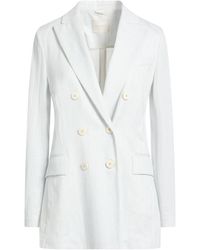 Circolo 1901 - Blazer Cotton, Linen, Polyamide - Lyst