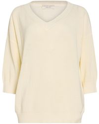 FILIPPO DE LAURENTIIS - Ivory Sweater Cotton - Lyst