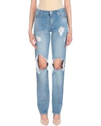 7 For All Mankind Denim Trousers - Blue