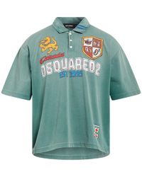 DSquared² - Dark Polo Shirt Cotton - Lyst