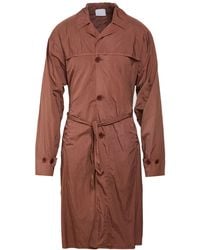 Aspesi - Tan Overcoat & Trench Coat Polyamide - Lyst