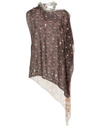 Dries Van Noten - Top Silk - Lyst