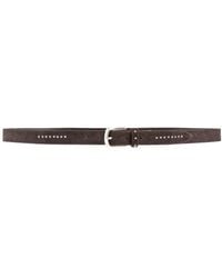 Eleventy - Platinum Dark Belt Leather - Lyst