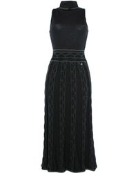 Versace Midikleid - Schwarz