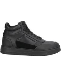 Emporio Armani - Sneakers Leather, Textile Fibers - Lyst