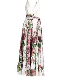 ATELIER LEGORA - Maxi Dress Viscose, Polyamide, Polyester - Lyst