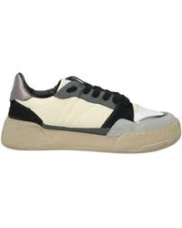 MonoWay - Ivory Sneakers Leather, Textile Fibers - Lyst