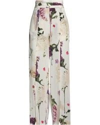 High - Pants Silk - Lyst