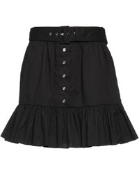 MICHAEL Michael Kors - Belted Ruffle Mini Skirt - Lyst