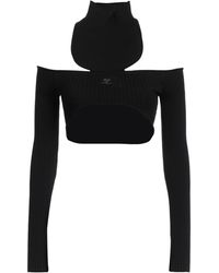 Courreges - Turtleneck Viscose, Polyester - Lyst
